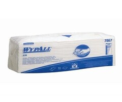 Kimberly Clark WYPALL* X70 Doeken - Gevouwen - Wit