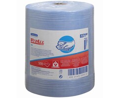 Kimberly Clark WYPALL* X60 Doeken - grote rol - Blauw