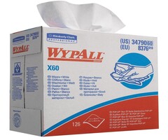 Kimberly Clark WYPALL* X60 Doeken - POP-UP Doos - Wit