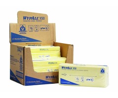 Kimberly Clark WYPALL* X50 Sopdoeken - Intergevouwen - Geel