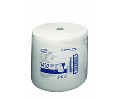 Kimberly Clark WYPALL* L40 Poetsdoeken - grote rol - Wit