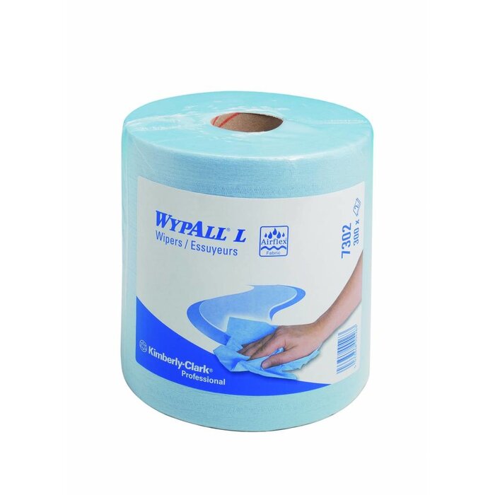 Kimberly Clark WYPALL* L30 Poetsdoeken - combirol - Blauw