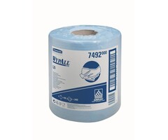 Kimberly Clark WYPALL* L20 Poetsdoeken - Centrefeed Rol - Blauw