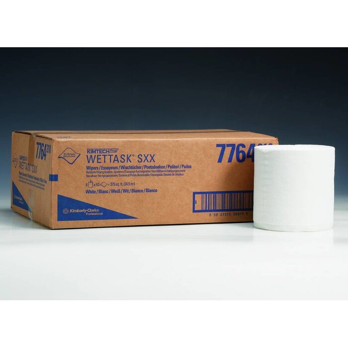 Kimberly Clark KIMTECH* WETTASK SXX Poetsdoeken - Rol - Wit
