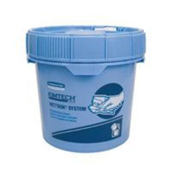 Kimberly Clark  WETTASK* Poetsdoek Dispenser - Emmer - Blauw