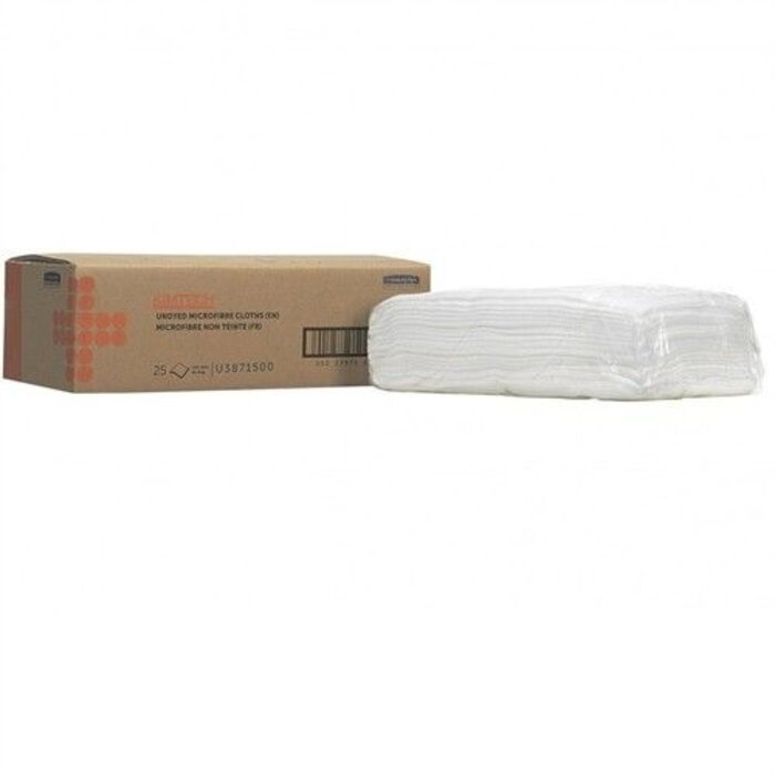 Kimberly Clark  KIMTECH* AUTO Microfiber poetsdoeken voor oppervlakvoorbereiding - Doek - Wit