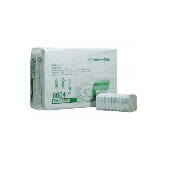 Kimberly Clark SCOTT® EXCELLENT Handdoeken - Intergevouwen / Klein - Wit