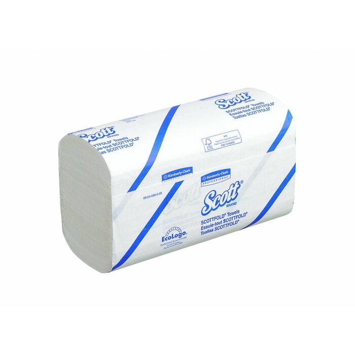 Kimberly Clark SCOTT® SCOTTFOLD Handdoeken - M gevouwen / Medium - Wit