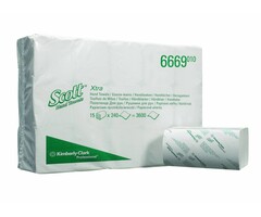 Kimberly Clark SCOTT® XTRA Handdoeken - Intergevouwen / Medium - Wit