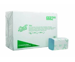 Kimberly Clark SCOTT® XTRA Handdoeken - Intergevouwen / Medium - Blauw
