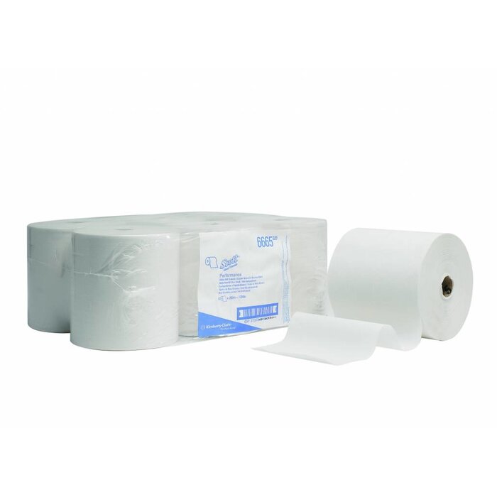 Kimberly Clark SCOTT® PERFORMANCE Handdoeken - Rol - Wit
