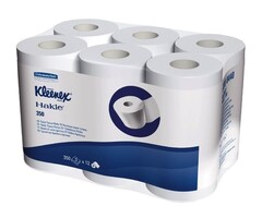 Kimberly Clark KLEENEX® Toilettissue Rollen - Standaard / 350 - Wit
