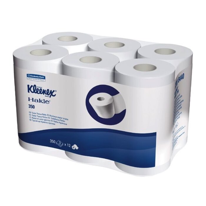 Kimberly Clark KLEENEX® Toilettissue Rollen - Standaard / 350 - Wit