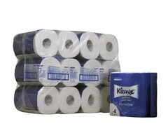 Kimberly Clark KLEENEX® Toilettissue Rollen - Kleine rollen / 160 vel - Wit