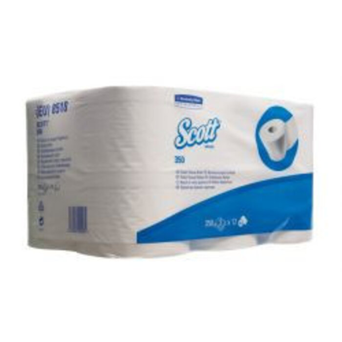 Kimberly Clark SCOTT® PLUS Toilettissue Rollen - Standaard / 350 - Wit