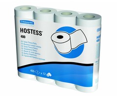 Kimberly Clark HOSTESS* 400 Toilettissue Rollen - Kleine rollen / 400 - Wit