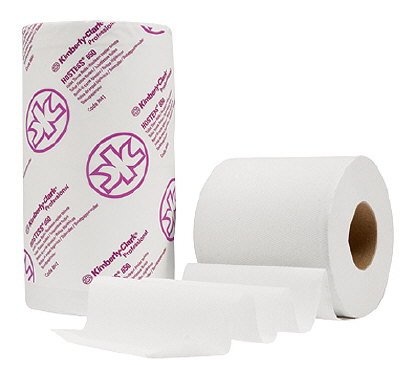 Kimberly Clark HOSTESS* 650 Toilettissue Rollen - Kleine rollen / 650 - Wit
