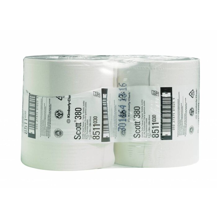 Kimberly Clark SCOTT® PERFORMANCE Toilettissue - Maxi Jumbo / 380 - Wit
