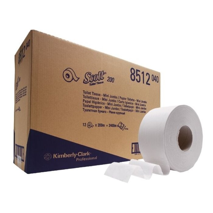 Kimberly Clark SCOTT® PERFORMANCE Toilettissue - Jumbo / 200 M / 76 - Wit