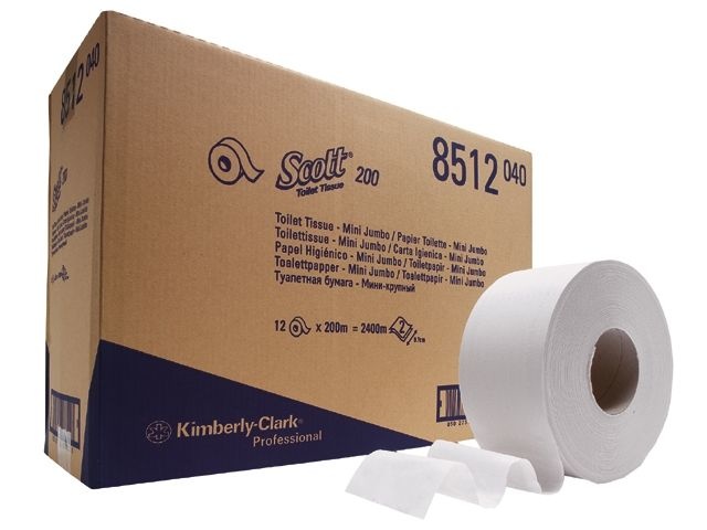 Kimberly Clark SCOTT® PERFORMANCE Toilettissue - Jumbo / 200 M / 76 - Wit