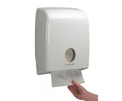 Kimberly Clark AQUARIUS* Gevouwen Handdoek Dispenser - C gevouwen - Wit