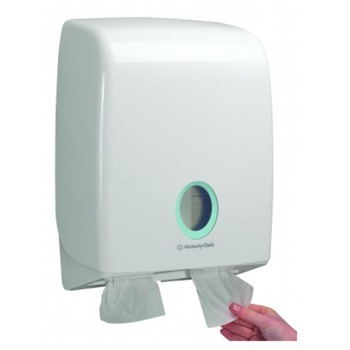 Kimberly Clark AQUARIUS* Toilettissue Dispenser - Gevouwen - Wit