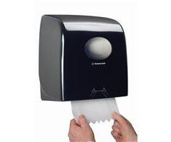 Kimberly Clark AQUARIUS* SLIMROLL* Rolhanddoekdispenser - Rol - Zwart