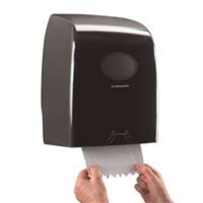 Kimberly Clark AQUARIUS* Rolhanddoekdispenser - 25 cm - Zwart