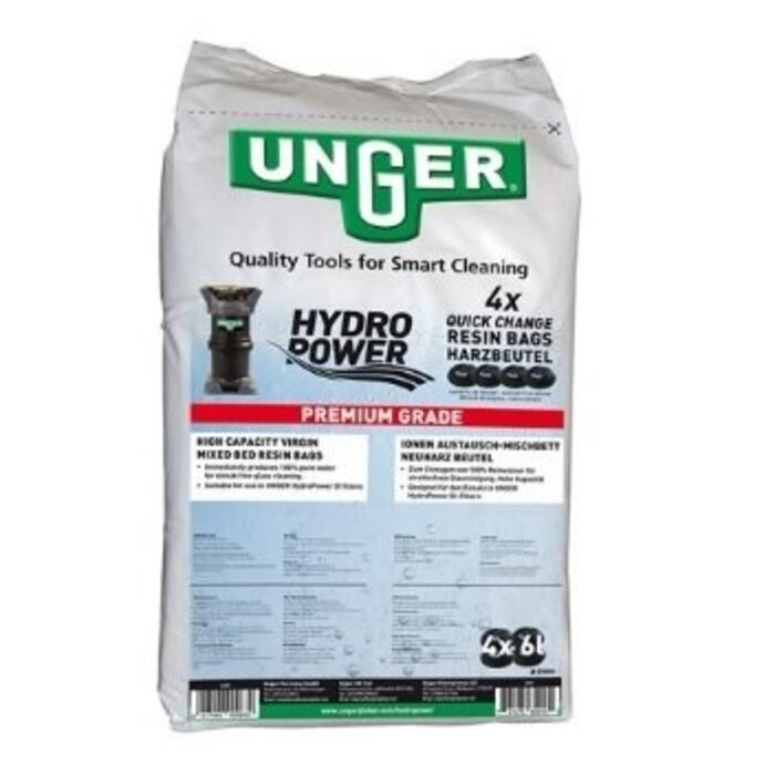 Unger Unger nLite HydroPower QuickChange 4x hars zak 6l in zak