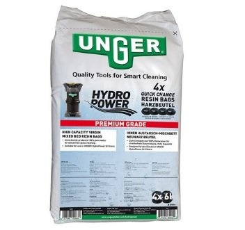 Unger Unger nLite HydroPower QuickChange 4x hars zak 6l in zak