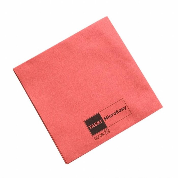 Johnson Diversey TASKI MicroEasy reinigingsdoek - rood - pak 5 stuks