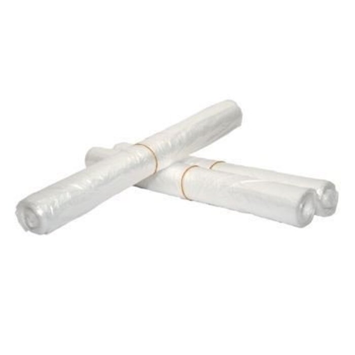 Johnson Diversey TASKI Afvalzakken 60x60 cm transparant - 40 liter - 8my HDPE - 10 rollen - 100 stuks