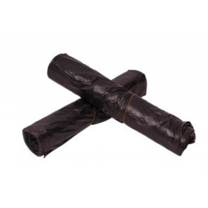 Johnson Diversey TASKI Afvalzakken 70x110 cm zwart - 120 liter - 40my LDPE - 10 rollen - 25 stuks