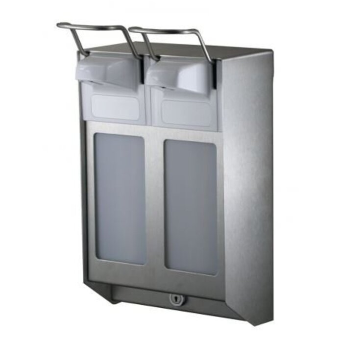 MediQo-line MediQo-line Zeep- & desinfectiemiddeldispenser 500 ml KB RVS