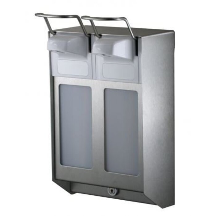 MediQo-line MediQo-line Zeep- & desinfectiemiddeldispenser 1000 ml KB RVS