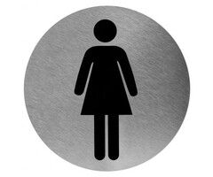 Mediclinics Mediclinics Pictogram vrouw RVS