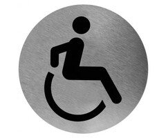 Mediclinics Medicare Pictogram invalide toilet RVS