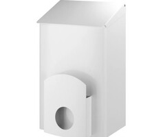 Dutch Bins Dutch Bins Hygienebak 7 liter RVS wit