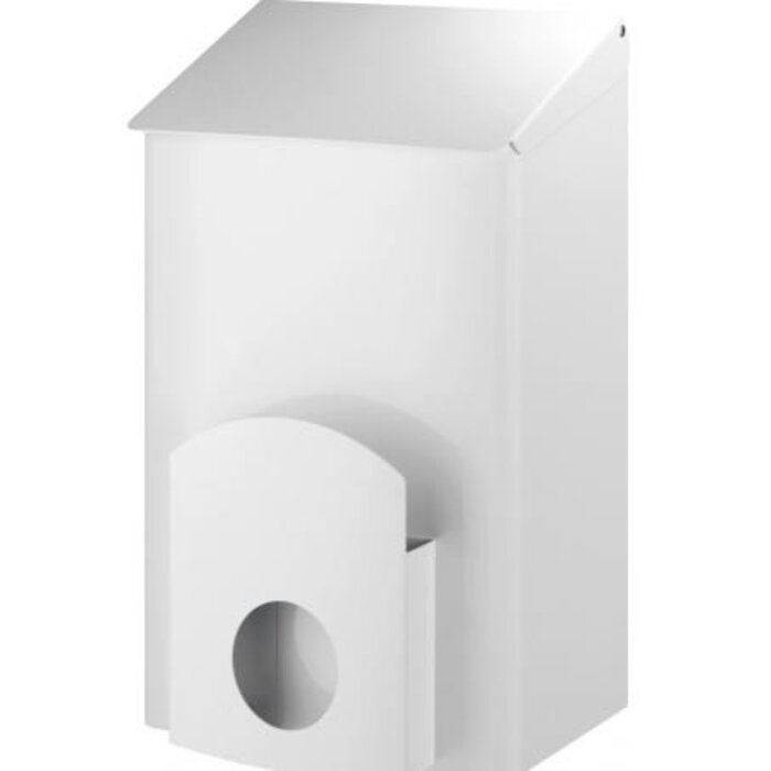 Dutch Bins Dutch Bins Hygienebak 7 liter RVS wit