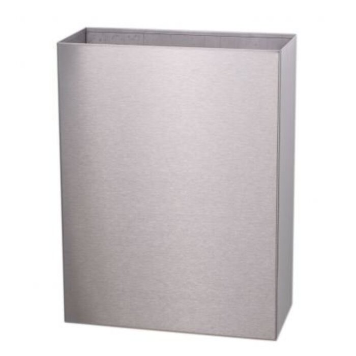 Dutch Bins Dutch Bins Afvalbak open 25 liter RVS