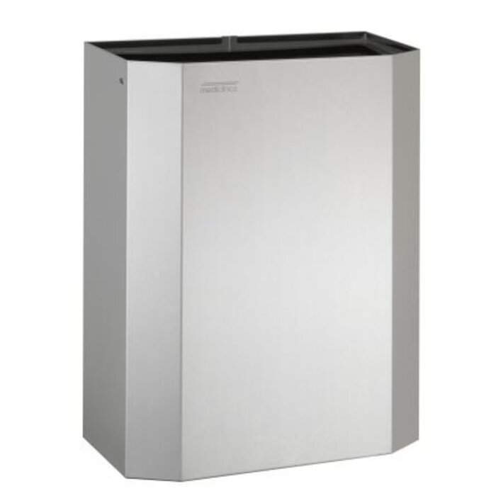 Mediclinics Mediclinics Afvalbak open 25 liter RVS