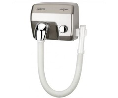 Mediclinics Mediclinics Haardroger drukknop RVS look met slang