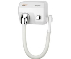 Mediclinics Mediclinics Haardroger drukknop wit met slang