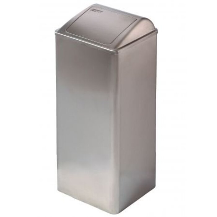 Mediclinics Mediclinics Afvalbak gesloten 80 liter RVS