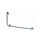 MediQo-line Grab bar RVS met 90? hoek naar links