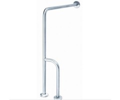 MediQo-line MediQo-line Wand -> vloergreep RVS met extra stang - links