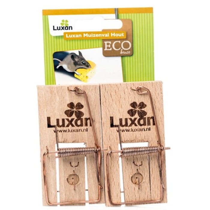 Luxan Luxan Muizenval Hout - 2 stuks