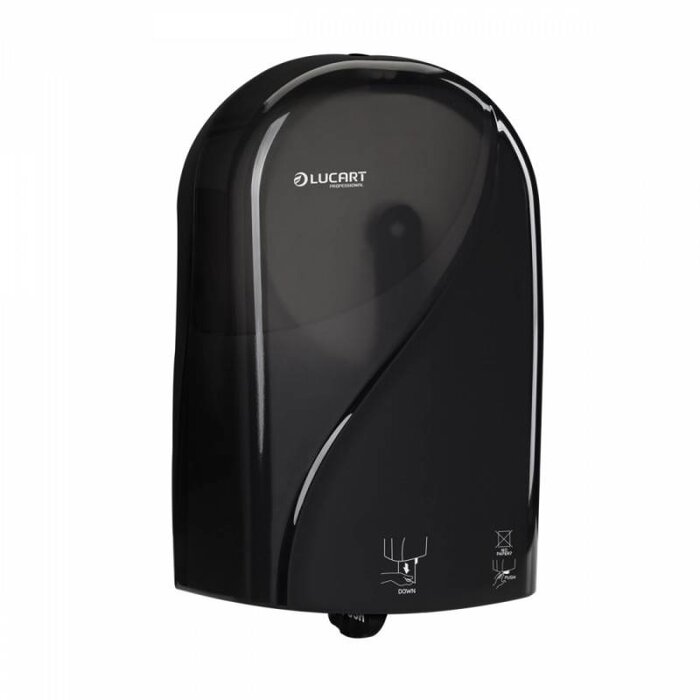Lucart Lucart Toiletpapierdispenser Autocut - Zwart