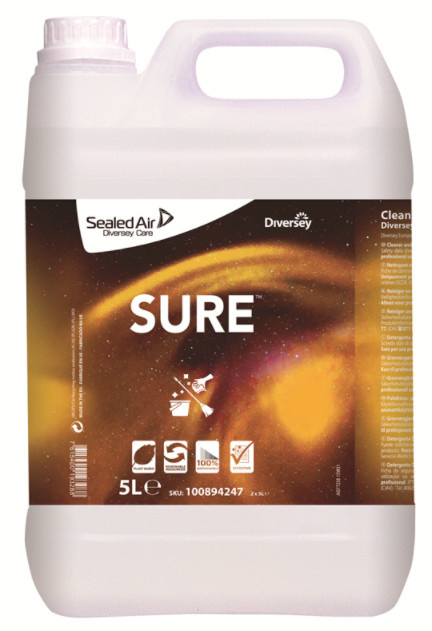 Johnson Diversey SURE Cleaner & Degreaser - krachtige ontvetter en vloerreiniger 5L