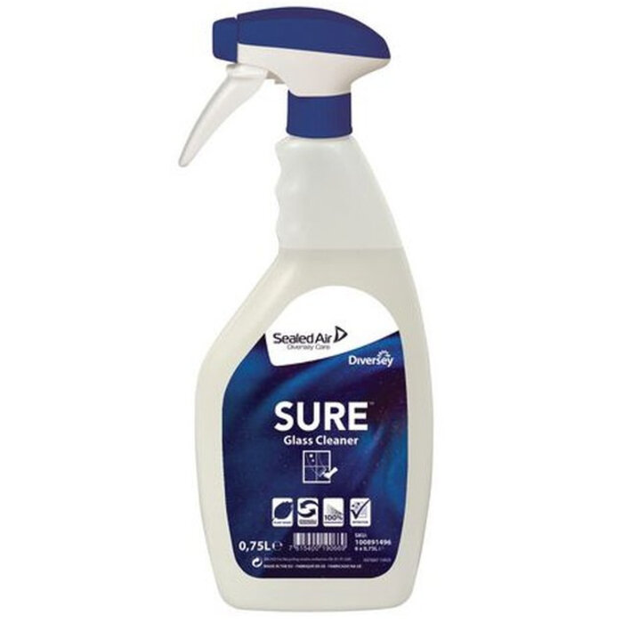Johnson Diversey SURE Glass Cleaner - glas- en interieurreiniger 750 ml